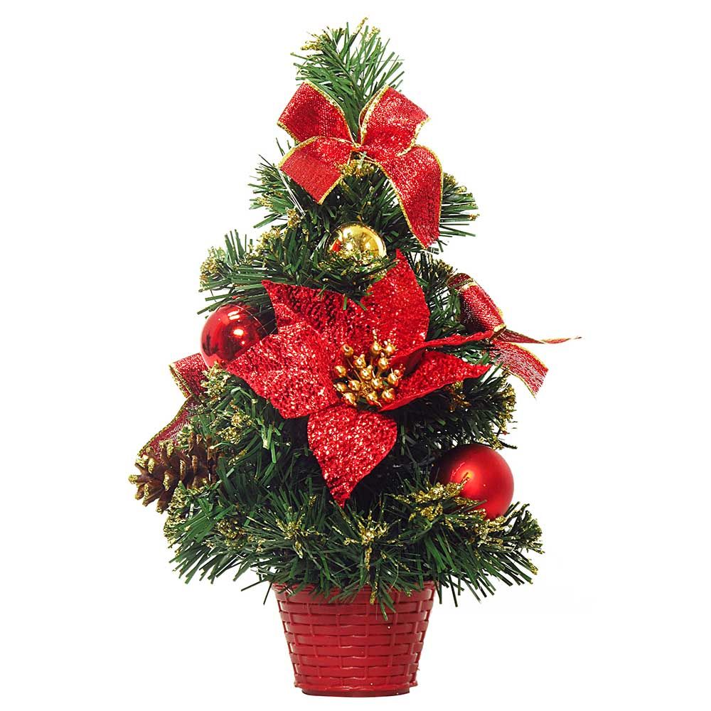 Christmas Magic - Decorated Tree 30cm - Red