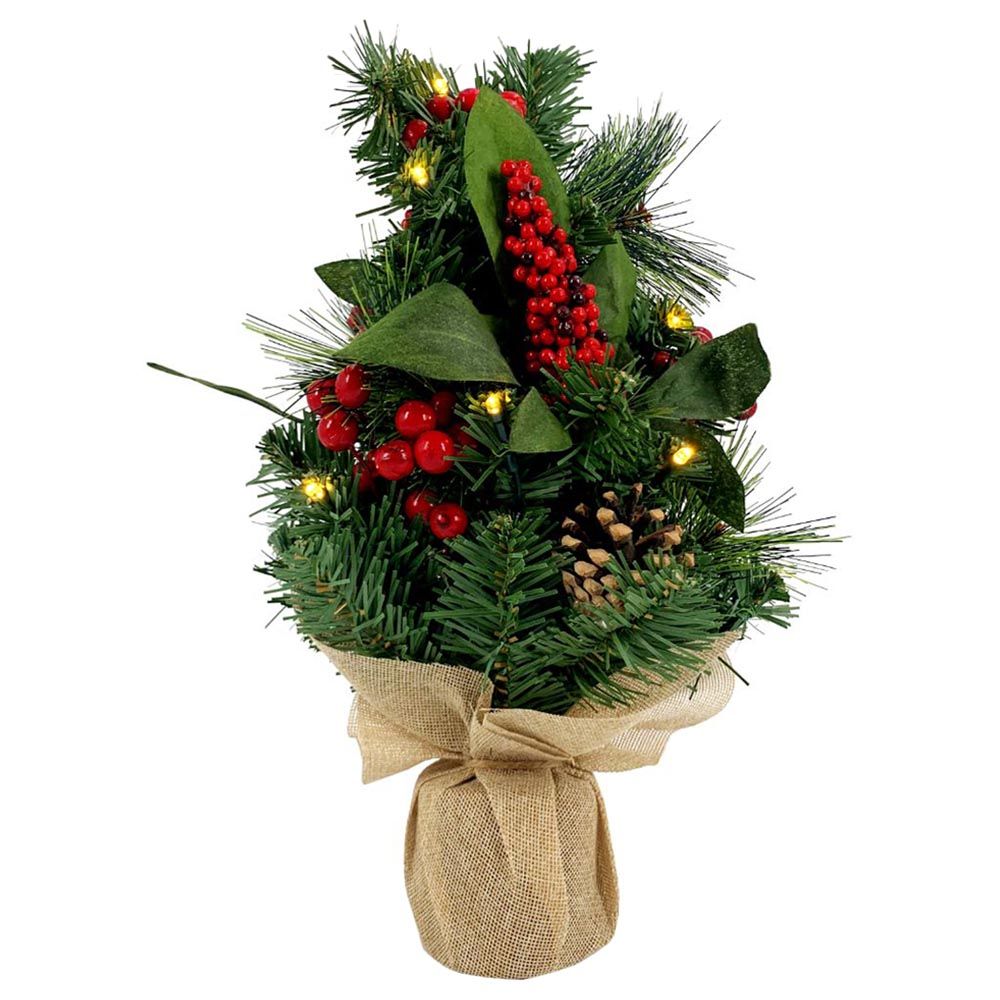 Christmas Magic - Christmas Decorated Tree with Light 40cm