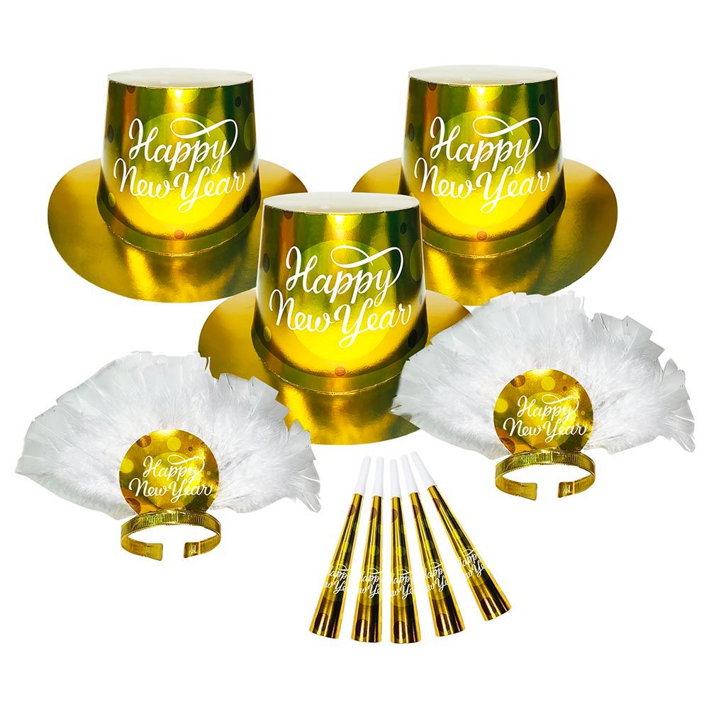 Party Magic - Shade Of Gold Party Kit For 10 People