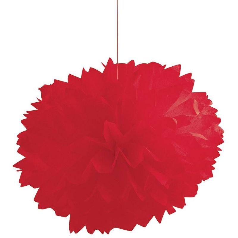 Creative Converting - Fluffy Tissue Balls Classic Red