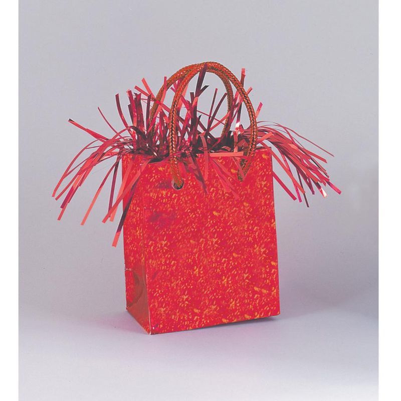 Unique - Mini Gift Bag Red Prism Balloon Weight