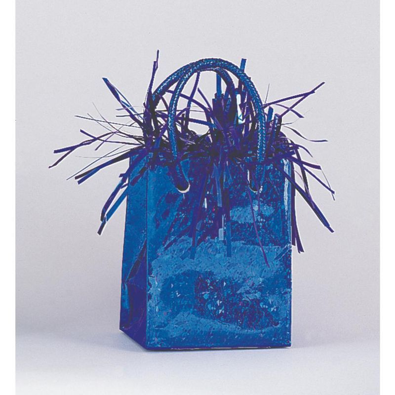 Unique - Mini Gift Bag Royal Blue Prism Balloon Weight