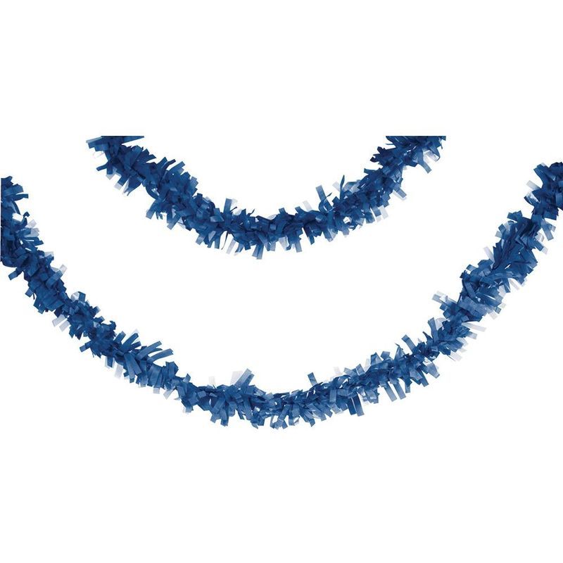 Creative Converting - Tissue Fringe Garland True Blue 25ft