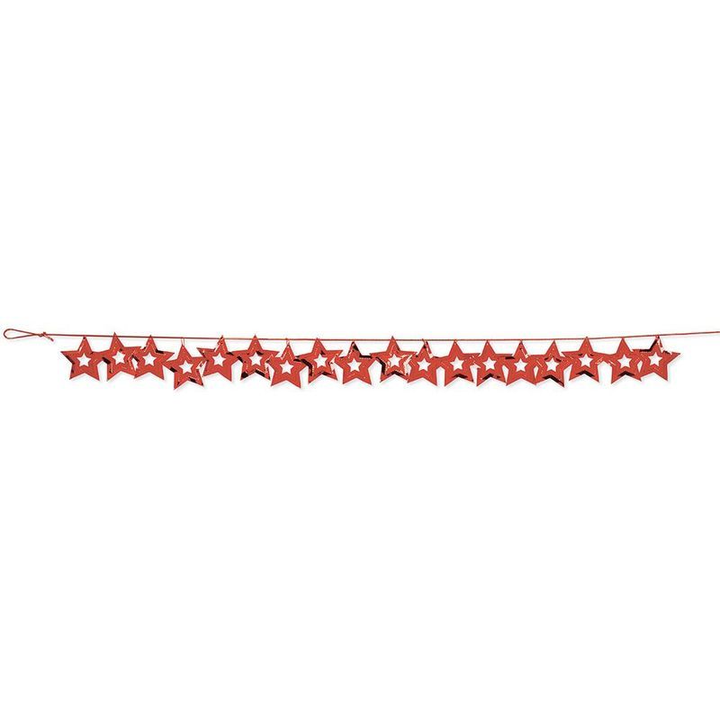 Creative Converting - Confetti Garlands Red 2.5in X 9in