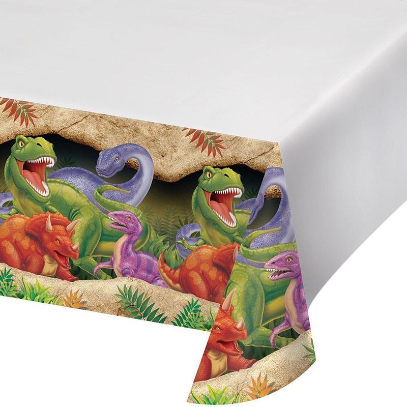 Creative Converting Dino Blast Plastic Table Cover Print