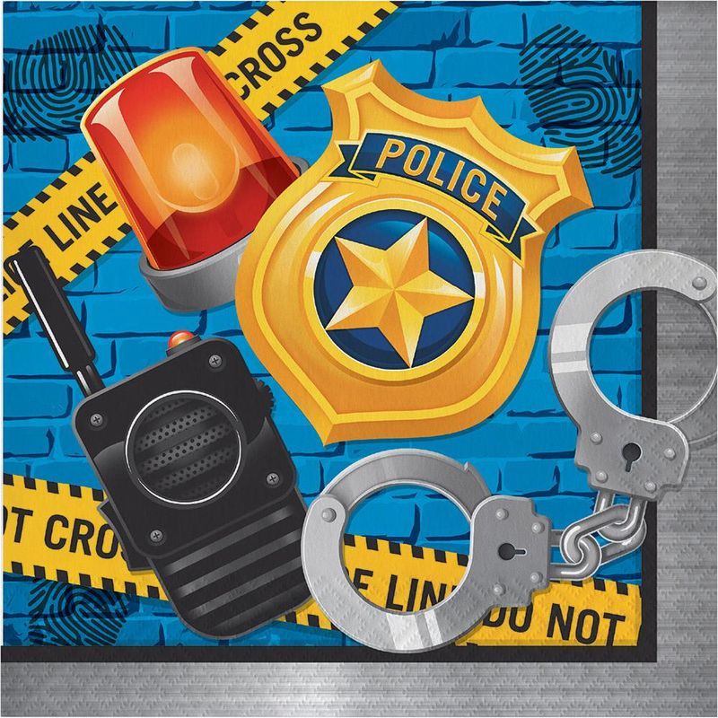 Creative Converting - Police Party Luncheon Napkins 16pcs