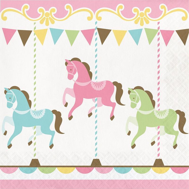 Creative Converting - Carousel Lunch Napkins 16pcs