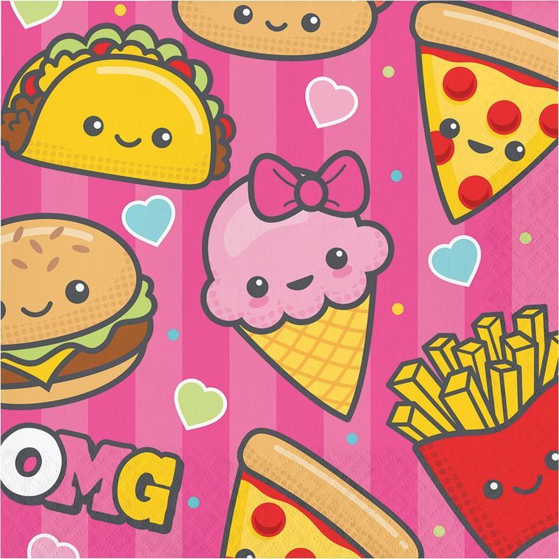 Creative Converting - Junk Food Fun Lunch Napkins 16pcs