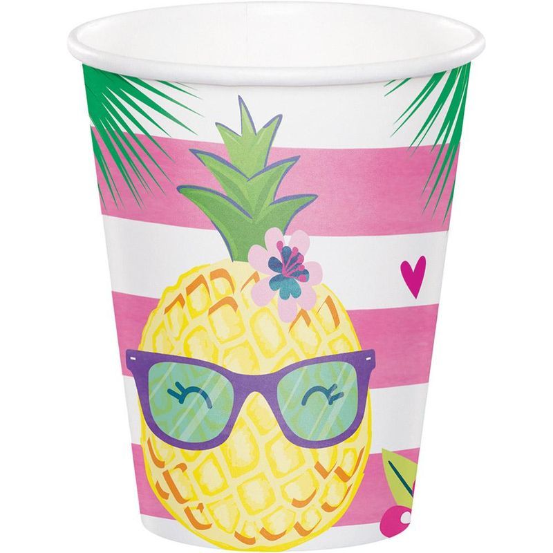 Creative Converting - Pineapple N Friends Cups 9oz 8pcs