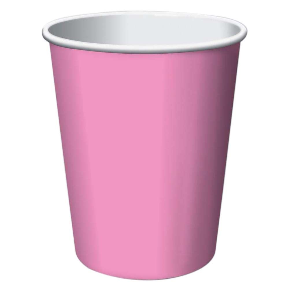 Party Zone - Touch of Color Cup 9oz 24pcs - Candy Pink