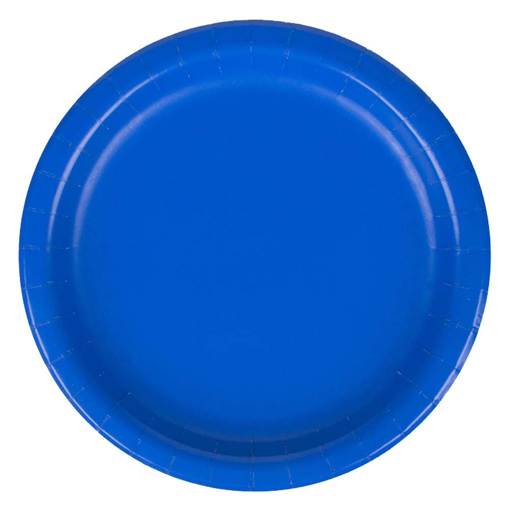 Party Zone - Round Luncheon Plates 7" 24pcs - Cobalt