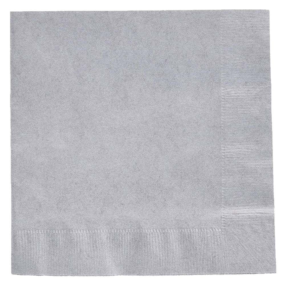 Party Zone - Touch of Color Luncheon Napkins 50pcs - Sliver