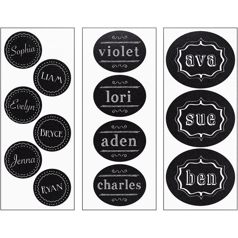 Creative Converting - Chalkboard Program Drink Labels 3pcs