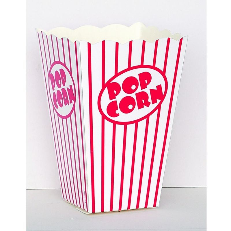 Unique - 10 Popcorn Boxes 6.25inx4.25inx4.25in