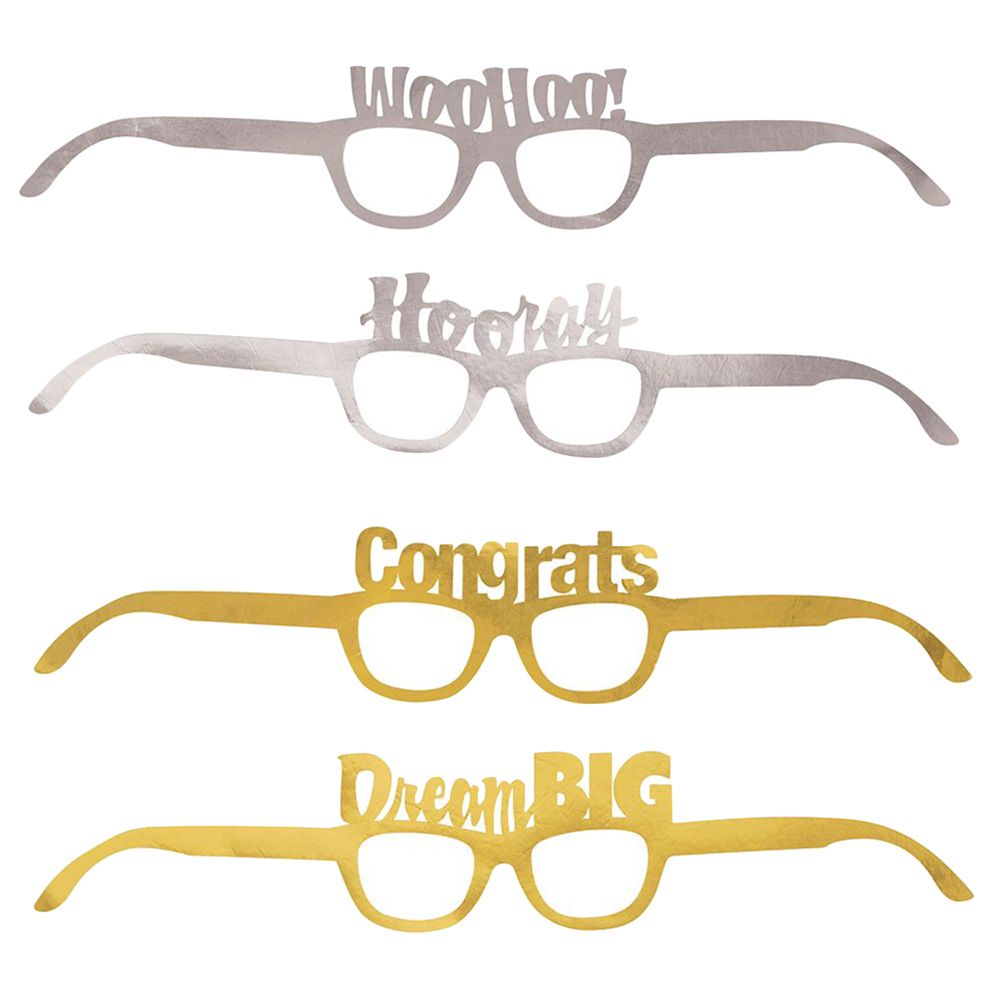 Unique - Grad Party Glasses Pack Of 4