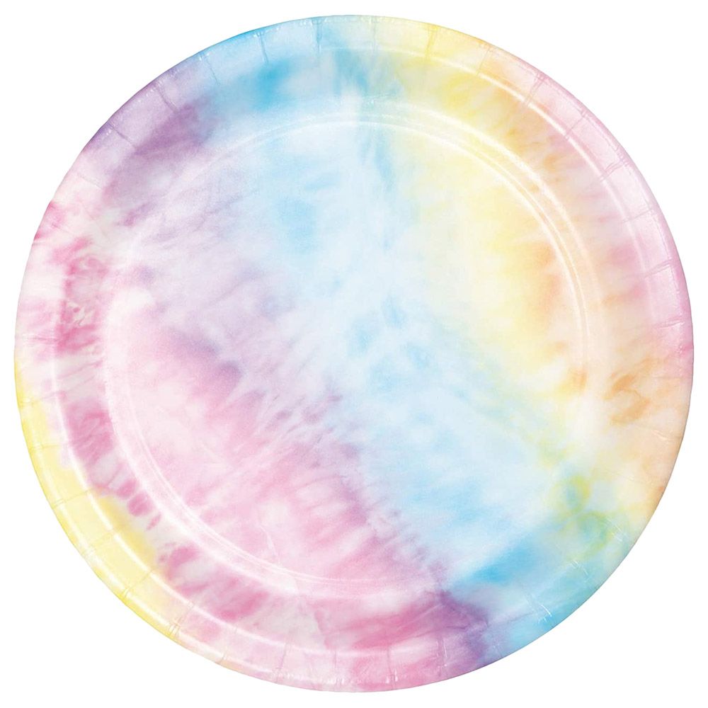 Creative Converting - Tie Dye Party Luncheon Plates 8Pcs