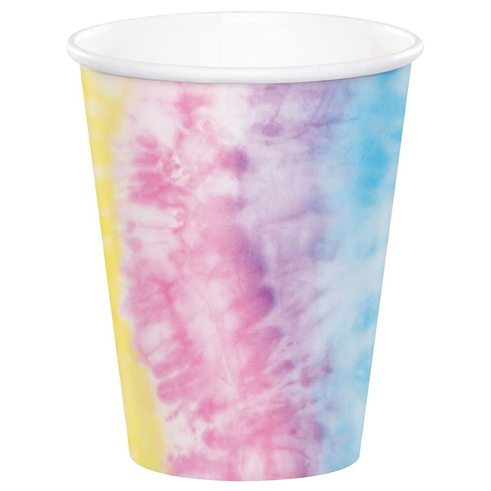 Creative Converting - Tie Dye Party Hot & Cold Cup 8Pcs