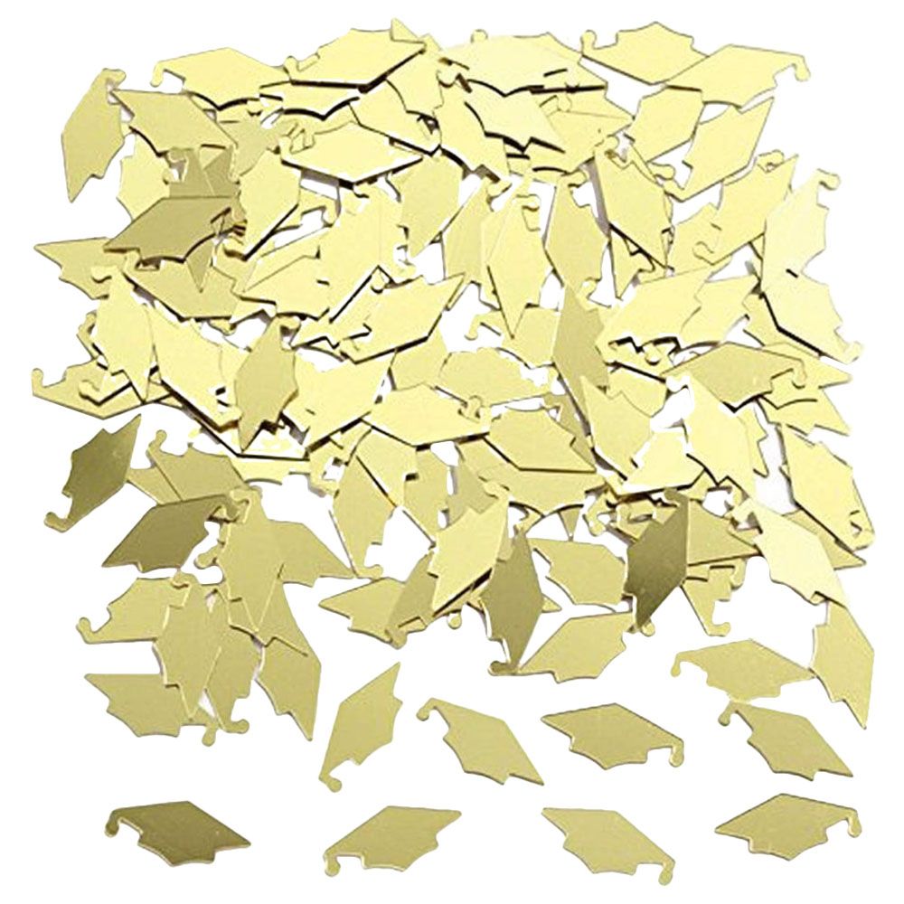 Creative Converting - Mortarboard Confetti - 5oz - Gold