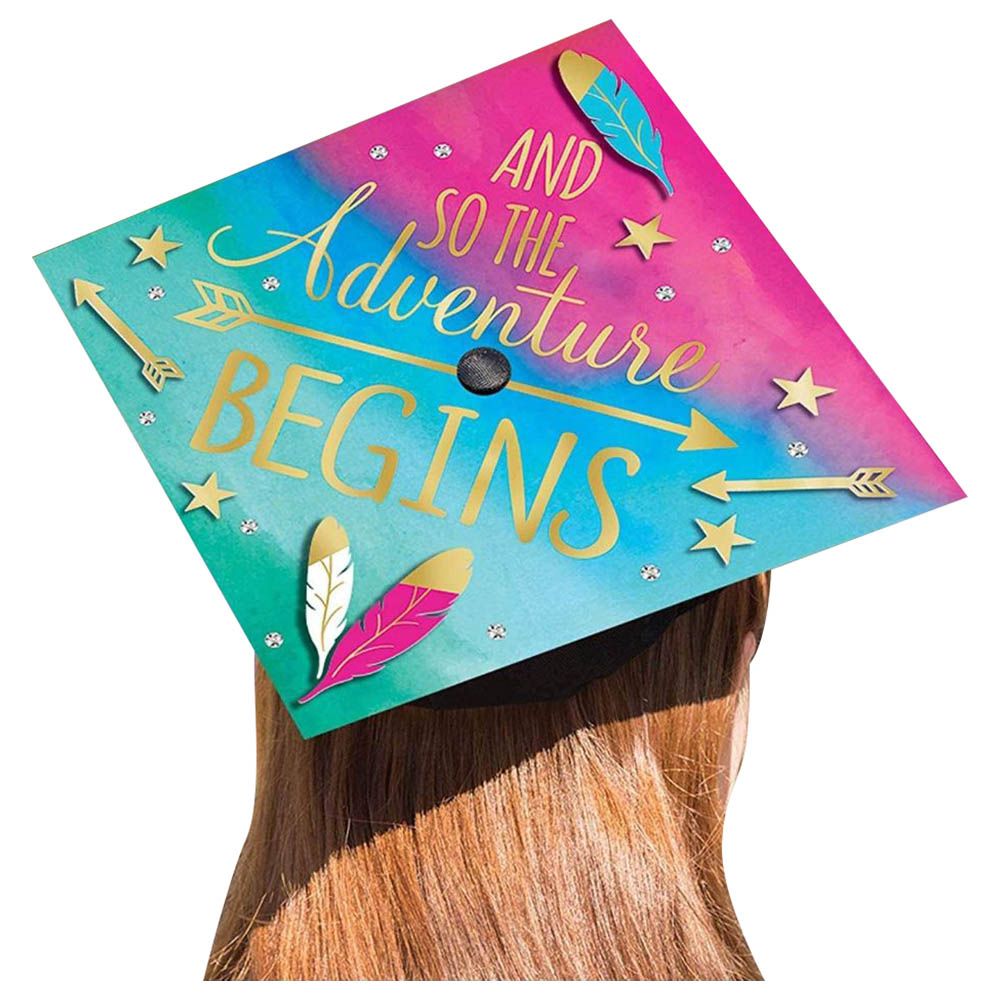 Amscan - Adventure Grad Cap Decorating Kit