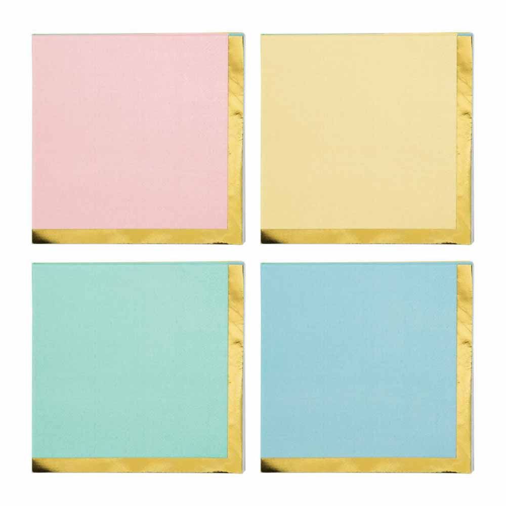 Creative Converting Pastel Celebration Napkin Pack of 16 Assorted