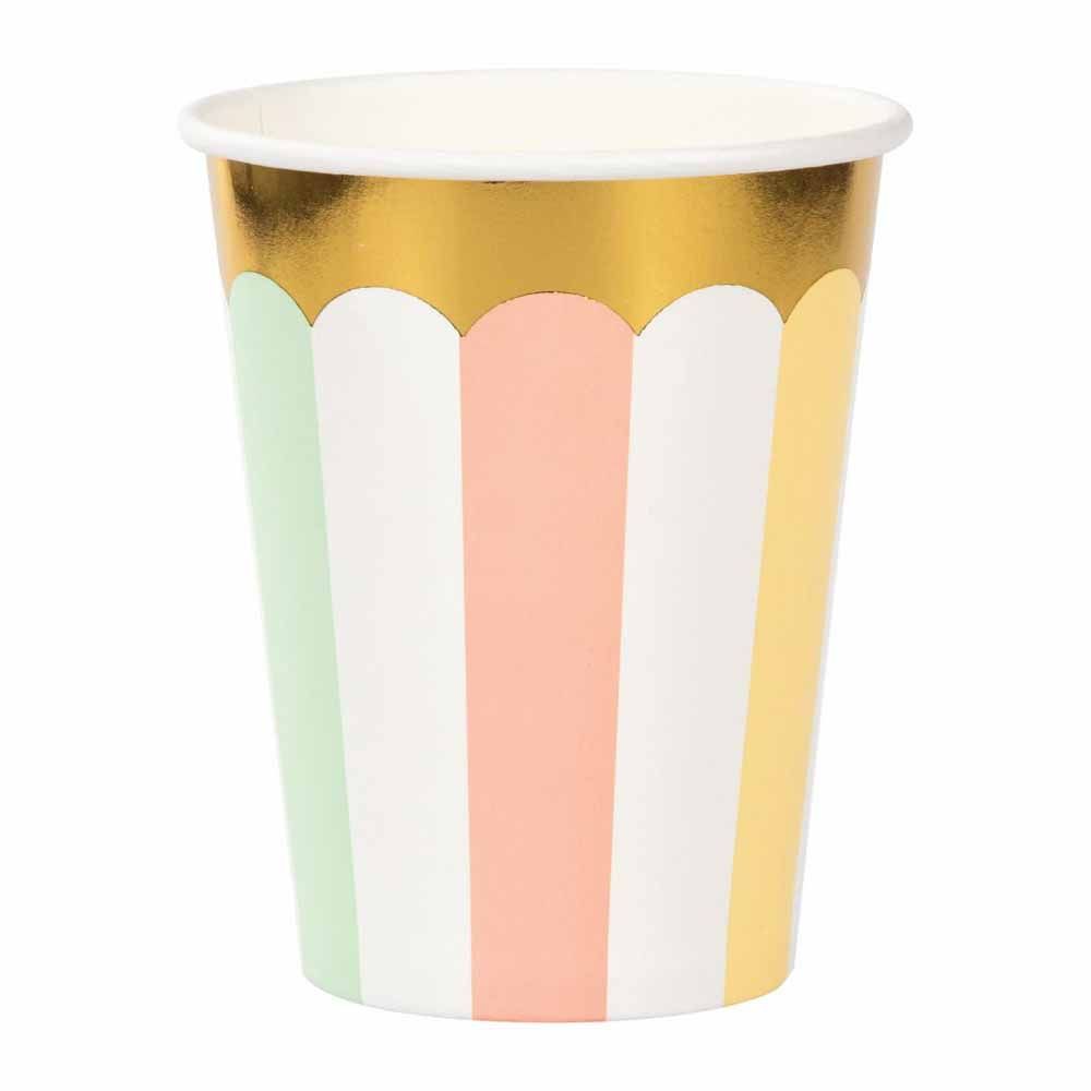 Creative Converting - Pastel Celebrations Cup 266 Ml - Pack of 8