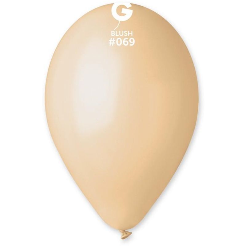 Gemar - 12inStandardLatex Blush Color Balloon 100pcs