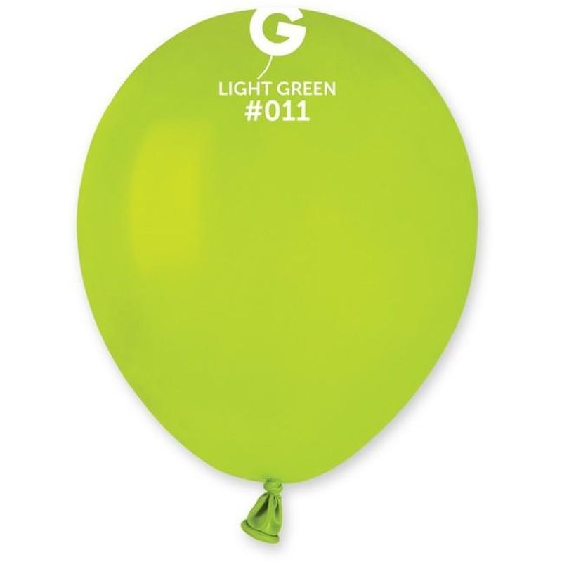 Gemar - 5in Round Light Green Latex Balloon