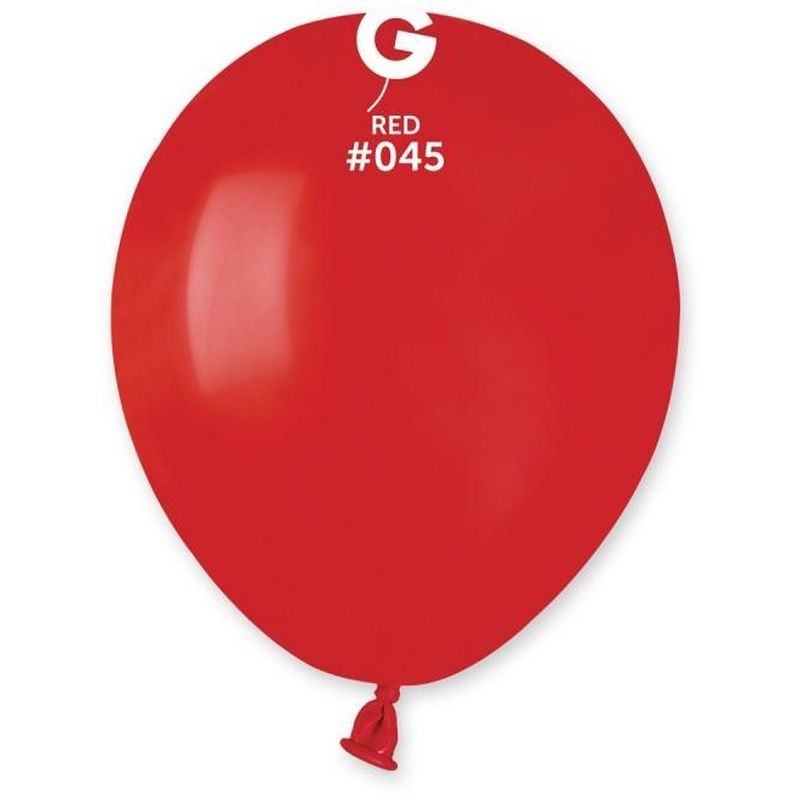 Gemar - 5in Round Red Latex Balloon