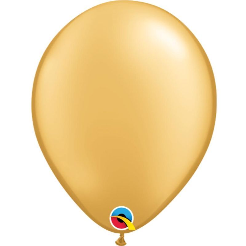 Qualatex - Gold 11in Latex Balloon 6pcs