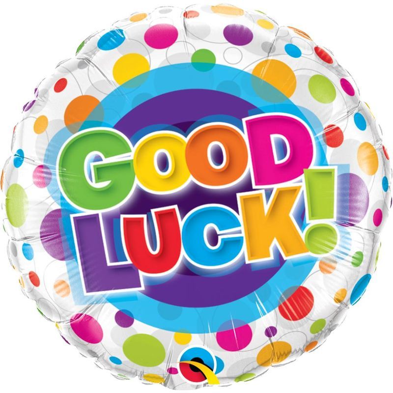 Qualatex Special Occasion Good Luck Colorful Dots Balloon