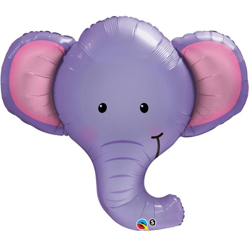 Qualatex Special Shapes Ellie The Elephant 39in Foil Balloon