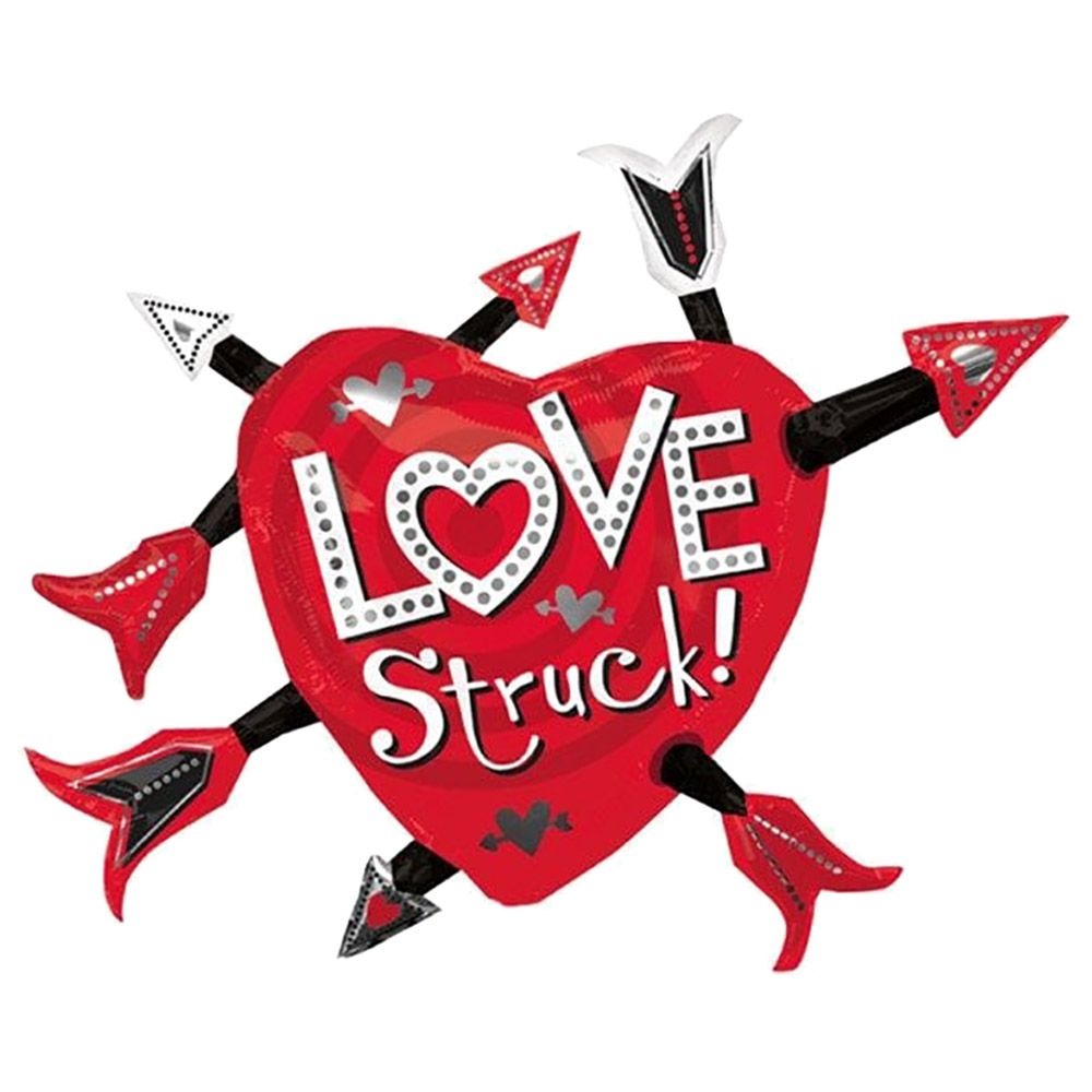 Qualatex - Shape Love Struck Foil Balloon - Xl