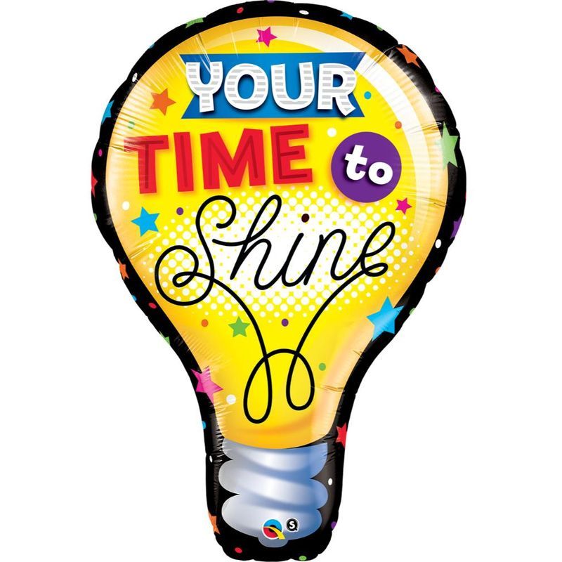 Qualatex - Your Time To Shine 40in Foil Super Shape