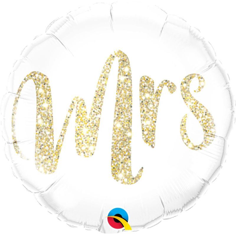 Qualatex - Mrs. Glitter Gold 18in Foil