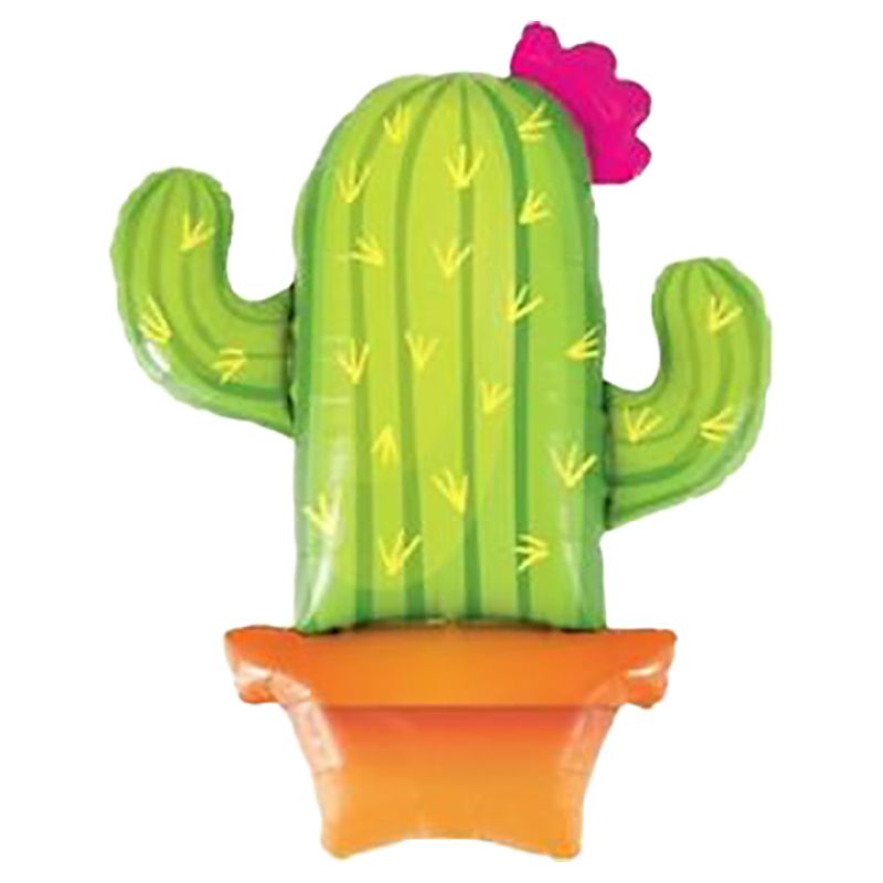 Qualatex - Potted Cactus Foil Balloon 39"