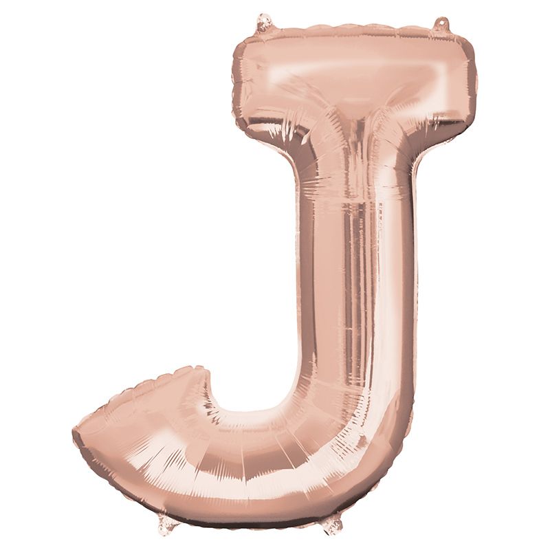 Anagram - Letter J Rose Gold Foil Balloon 40