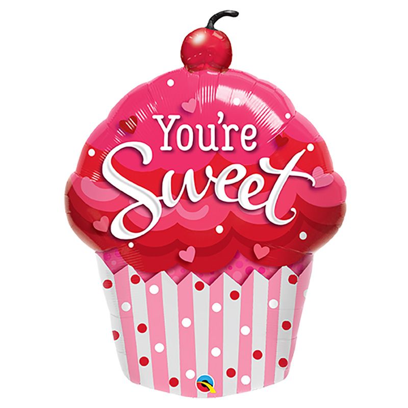 Qualatex - Youre Sweet Cupcake Balloon - 35Inch