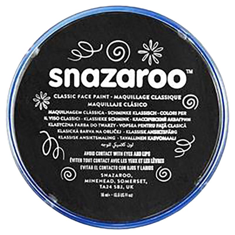 Snazaroo - Classic Face Paint - 18Ml - Black