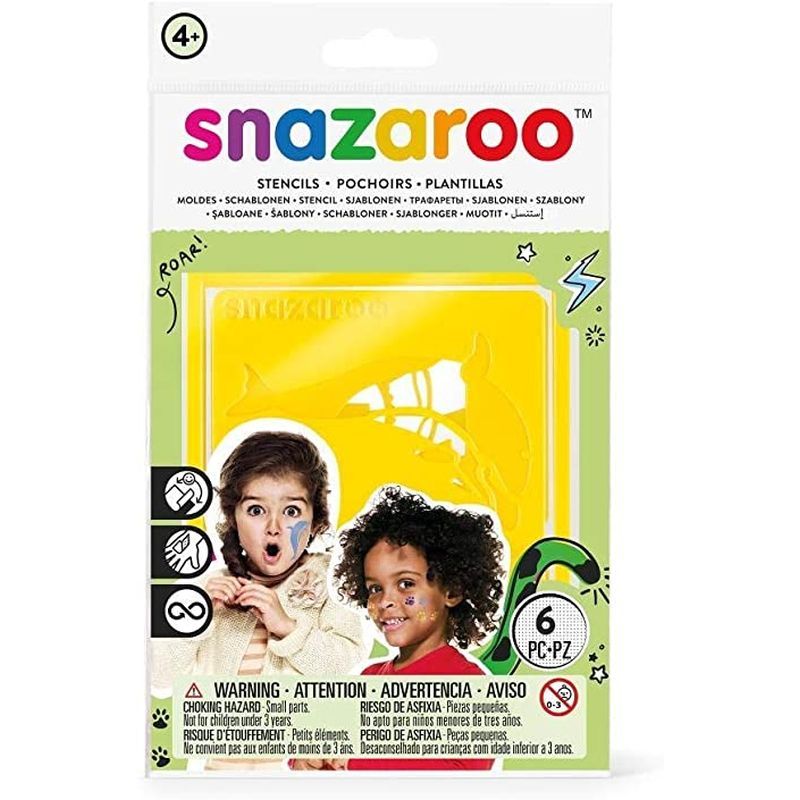 Snazaroo 6 Face Paint Stencils (unisex)