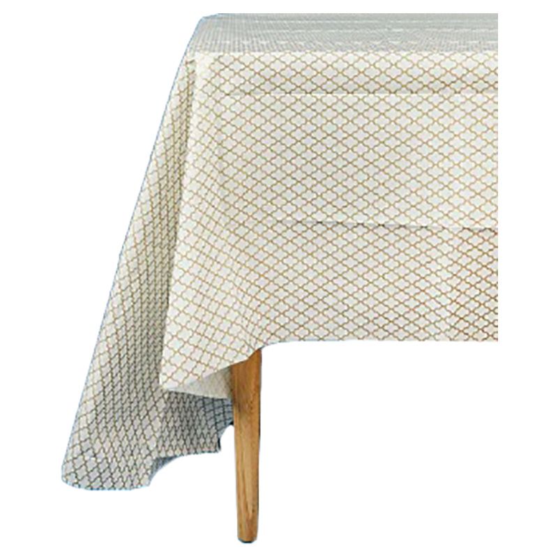 Hootyballoo - Gold Paper Tablecloth - 2600X1380mm