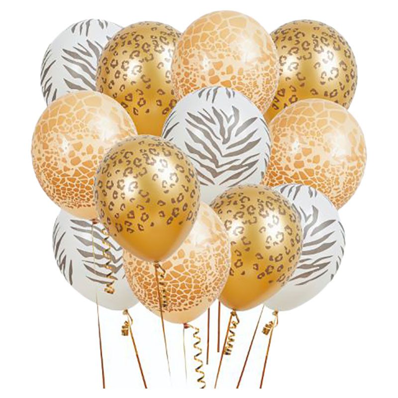 Hootyballoo - Safari Latex Balloon Bundle - 12pcs