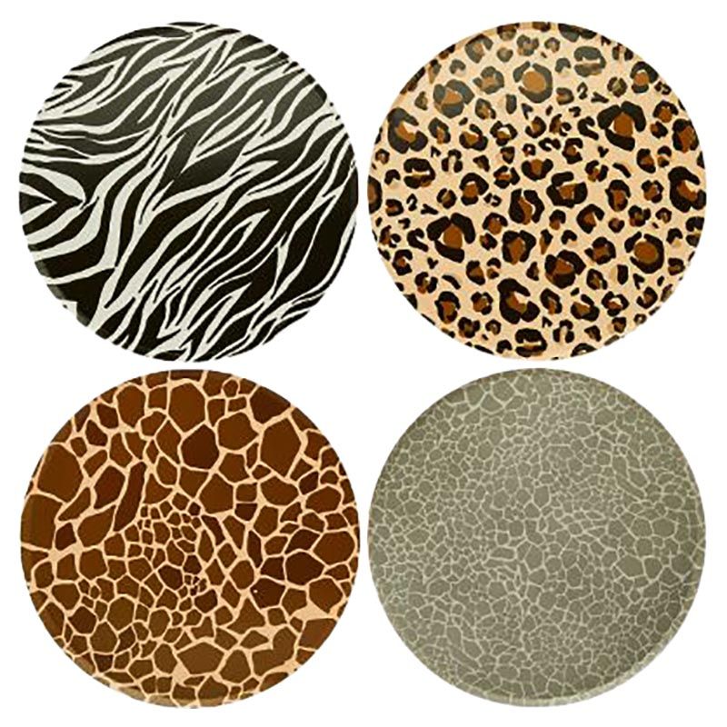 Hootyballoo - Animal Print Paper Plates - 8pcs