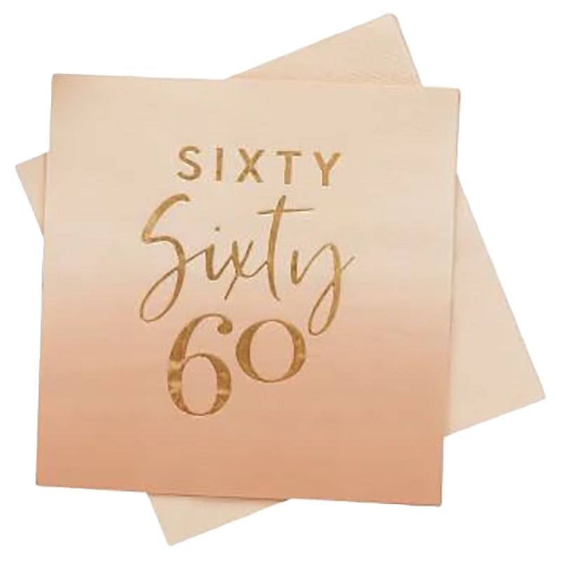 Hootyballoo - Sixty Paper Napkins - 165 x 165 mm - 16pcs