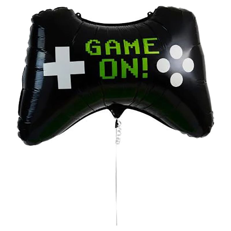 Hootyballoo - Game Controller 'Game On' Foil Balloon - 28-Inch