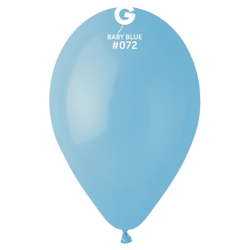 Gemar - Standard Latex Balloon - Baby Blue - 12-inch - 100pcs