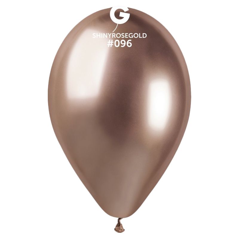 Gemar - Latex Balloon - Shiny Rose Gold - 13-inch - 50pcs