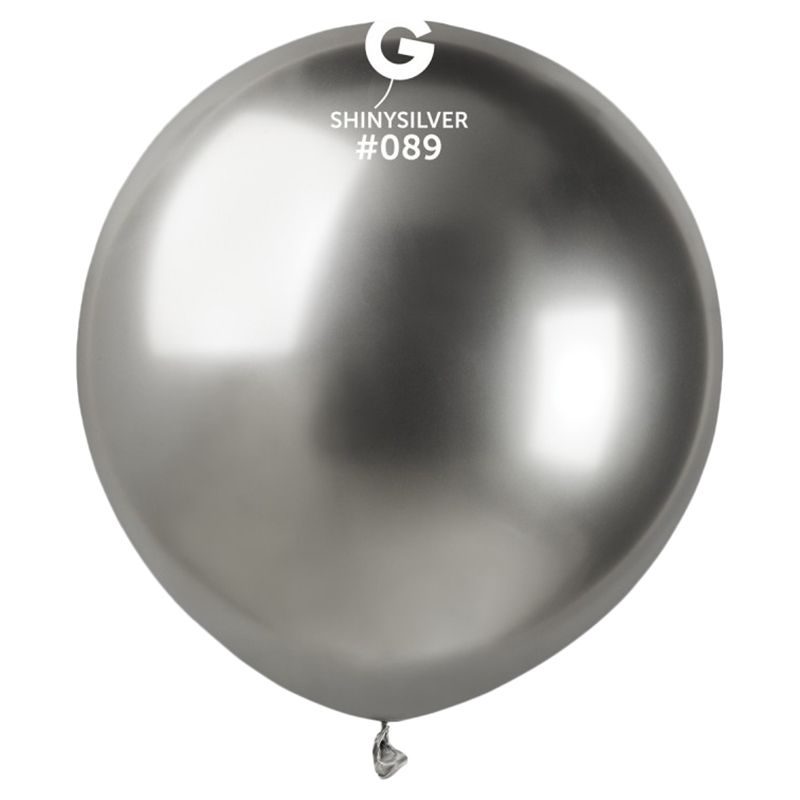 Gemar - Shiny Silver Balloon - 19-inch - 3pcs