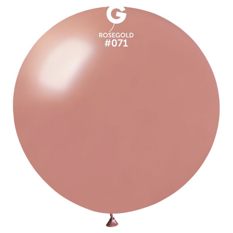 Gemar - Rose Gold Metallic Balloon - 31-inch