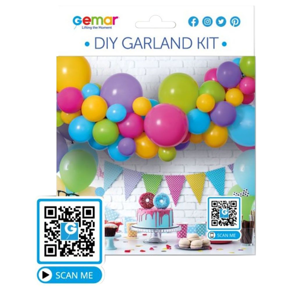 Gemar - DIY Garland Kit - Balloons & Balloons Strip