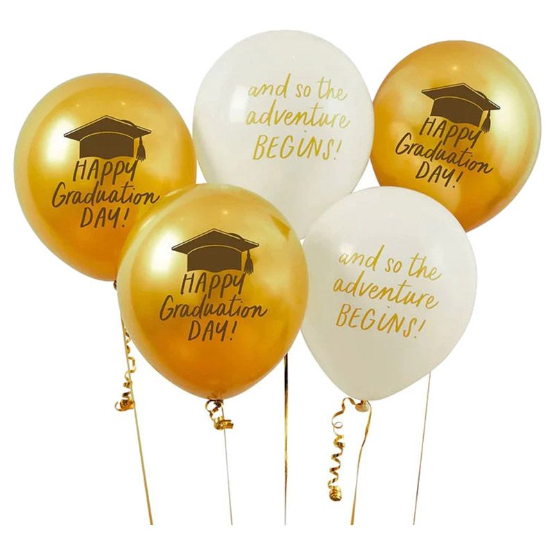 Hootyballoo - Graduation Latex Balloons - 5pcs